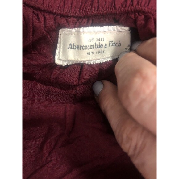 Abercrombie Fitch Women Mini Skirt S Wide Elastic WaistBand Toile Overlay - Picture 5 of 7